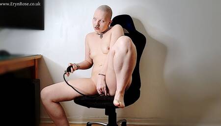 Blinded Intense Masturbation and Squirting Orgasms