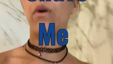 Small Tits Pussy Shaving Hairy to Bald