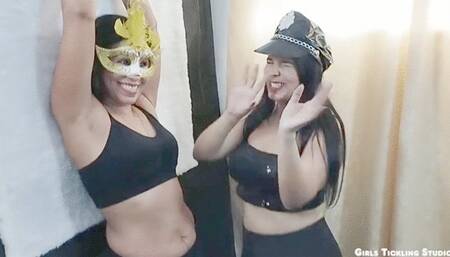 Thief Gets Tickle Punished By Police Woman