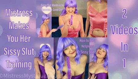 Mistress Makes You Her Sissy Slut Training - Learn mantras and how to be helpless - Sissification and Feminization Training with Femdom Mistress Mystique - MP4