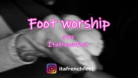ITAFRENCHFEET - FOOT WORSHIP #1 : Une nouvelle collab avec cette déesse !