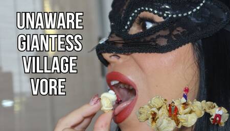 Unaware giantess misterious village vore - Lalo Cortez and Vanessa