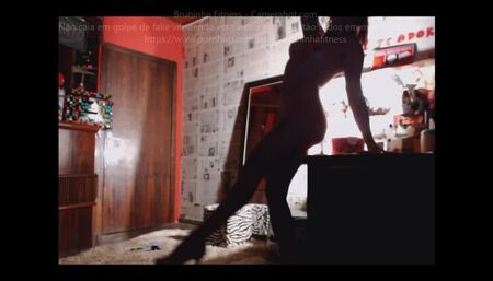 Sexy brazilian dancing in her room - Sexy lap dance and lingerie striptease