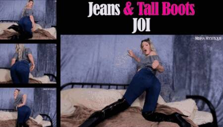 Jeans and Tall Boots JOI - wmv version