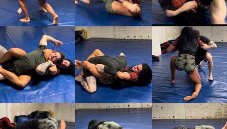 50 Min Nonstop Mixed Competitive Grappling Match - Wrestling - MMA - BJJ
