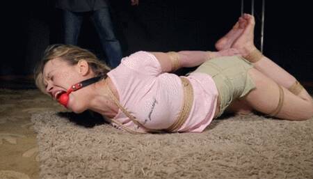 Regretted coming: tied and whipped (HD)