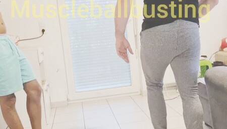 Full brutal ballbusting