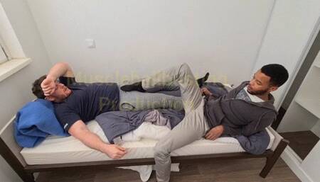 Footjob time with Nathan