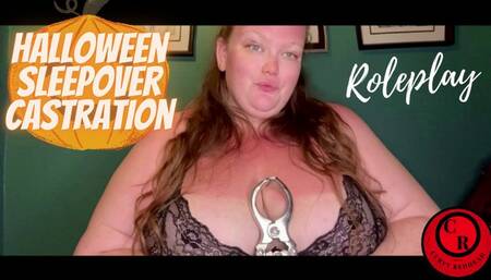 Halloween Sleepover Castration - CurvyRedhead - MP4 1920x1080