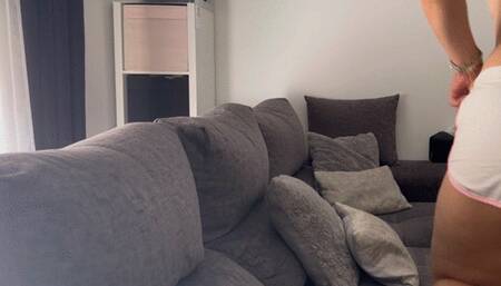 Milf is Burping and nud