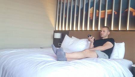 black man makes sub smell farts, pits, and feet after gym