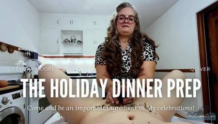 You are My Holiday Dinner: A Femdom Vore Handjob POV with Cumshot Featuring OctoGoddess MiLF BBW Captioned Version
