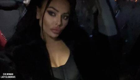 Hardcore public pegging by two Mistress