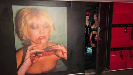 EvilWoman: Two Officers playing with their prisoner