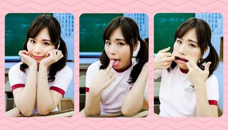 Pigtailsl Teen Angel, Rumi HARUNO's Finger Sucking POV