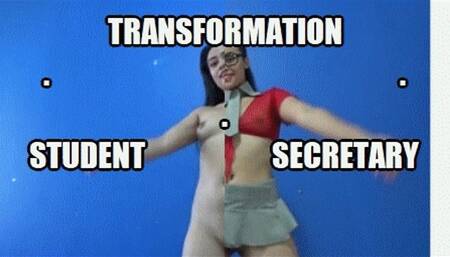 TRANSFORMATION FANTASIES 231205KVIO VIOLET EROTIC MAGIC TRANSFORMATION FROM NAKED TO SCHOOL GIRL TO SECRETARY HD MP4
