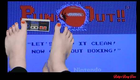Playing Nin-ten-toes! Nintendo with my feet!