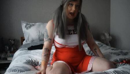 Cheerleader Blackmail ABDL with orgasm