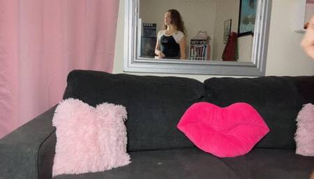 Caught Belly Button Peeking