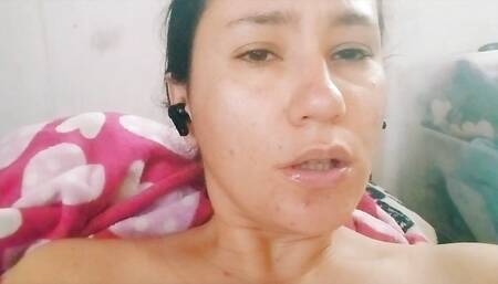 The Stepsister Makes a Horny Video Call to Her Cousin