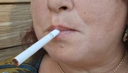 Stroke for me while you watch Me smoke #C4SFemDom