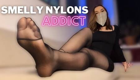 Sweaty Nylons Addict - Worship My Nylon Feet