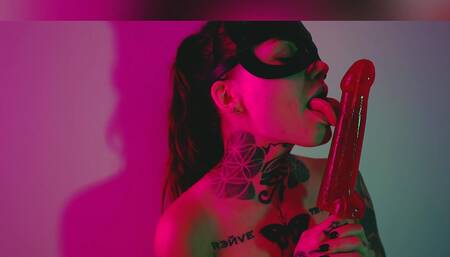 Mari Galore's Kitten Licks a Cock Like Lollipop