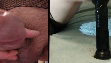Little Slut Rides A Nice Dildo In Deep Smashed Ass