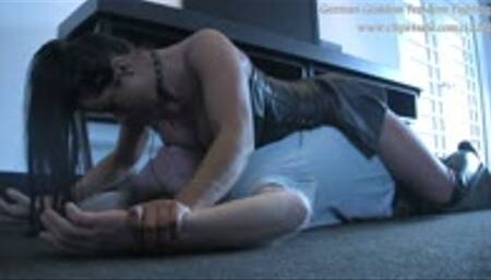 Black Leather Femme Fatale Sneak Attack