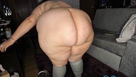 Kristen Hill Long socks, oiled ass show