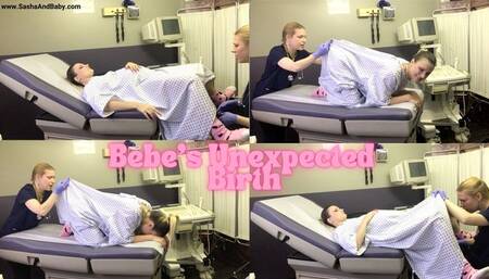 Bebe’s Hardcore Taboo Surprise Birth with Doctor in Gloves