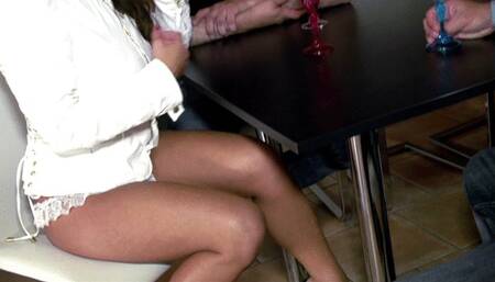 HE OFFERS HIS WIFE’S HOLES TO A FRIEND