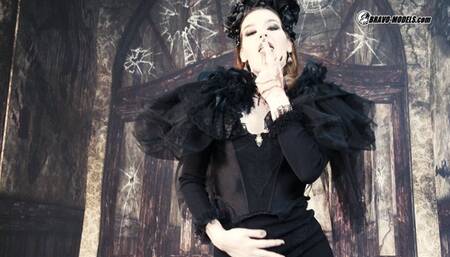 375 - Elena Vega - Vampire bride - Bravomodels cosplay babes video serie