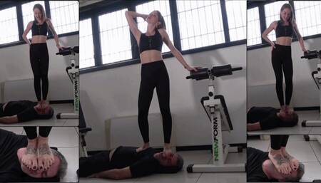 NINA MOROVIC - Your face is my gym carpet - EXTREME face trampling NON STOP