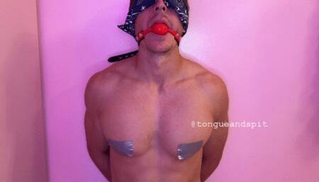 Logan Bondage Ball Gagged and Blindfolded Part12 Video1 - WMV