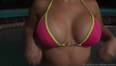 Paige Vanzant Nude Boobs Hot Tub Video Leaked