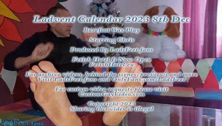Ladvent Calendar 23 - 8th Dec - Barefoot Wax Play