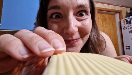 Jealous Roommate is a Hungry Giantess! Eats you with Cheese