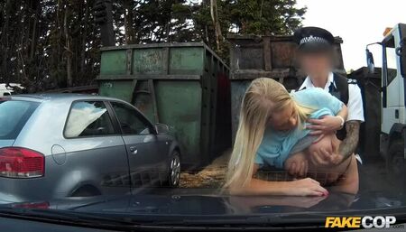 Balls of steel: Girl caught short won't be telling her boyfriend