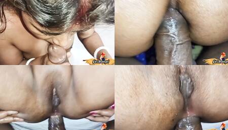 Indian Bangali Bhabi Ass Fuck & Deepthroat Blowjob