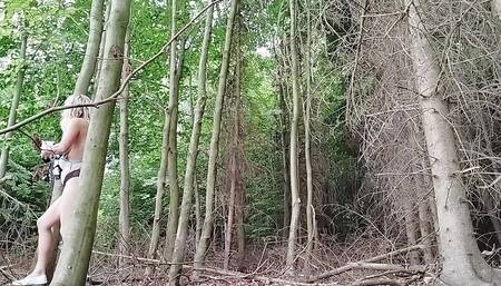 Fucked by Same Lonely Guy in Two Days in the Woods