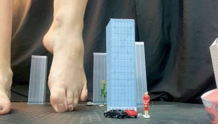 Giantess Crush Building