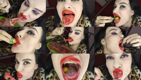 Fur Goddess eats raw meat and raw eggs