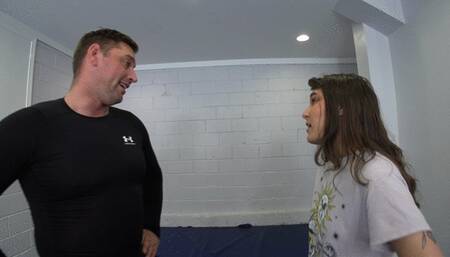 Mr Sexy Buns and Goddess Faith Arm Wrestle - With a TWIST