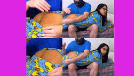 eRica gets her bottom spanked in her cute onesie!