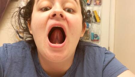 Yawning and mouth checking wmv