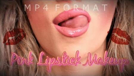 Pink Lips Makeup Application (HD) MP4