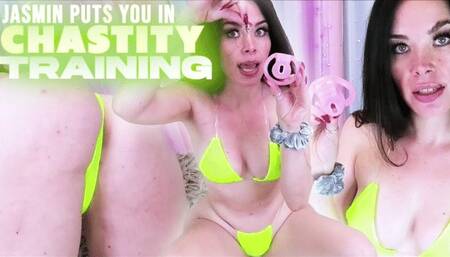 Jasmin Puts You In Chastity Training (UHD WMV)