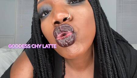 Goddess Chy Latte Brown Lipstick Worship