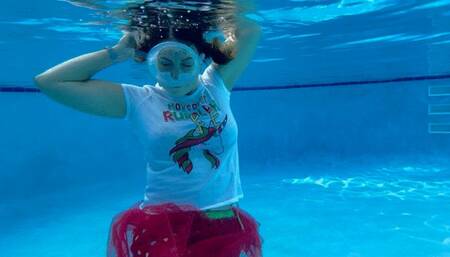 Holiday underwater tutu show